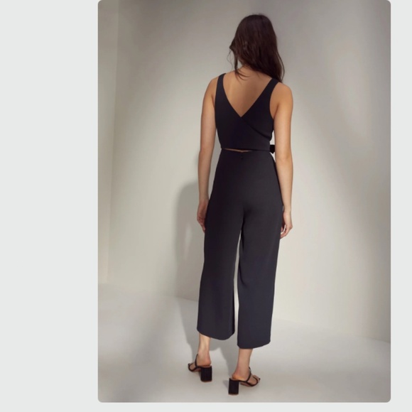 Aritzia Wilfred Ecoulement Black Jumpsuit - Picture 3 of 4